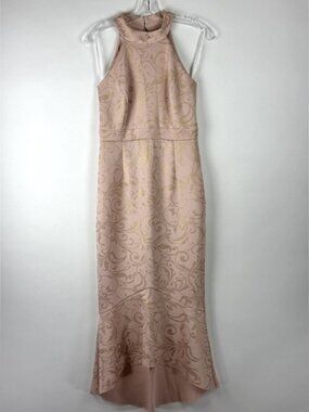 Women's Halter Floral Midi Dress